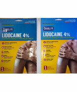 2Pk CORALITE LIDOCAINE 4% MAXIMUM STRENGTH PAIN RELIEF PATCH 3.9 in x 5.... - $6.81