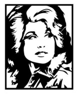 Dolly Parton sticker VINYL DECAL Country Music Super Star Joleen Dollywood - £5.59 GBP