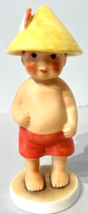 Vintage Goebel Young Boy w/Yellow Hat Figurine #661-02 - $467.49 MXN