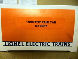 LIONEL 6-19907 1989 TOY FAIR CAR NEW IN BOX -  S19 - $35.85
