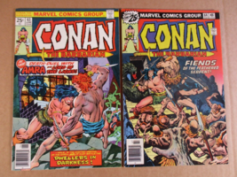 Conan the Barbarian # 63 64 Marvel Comics 1976 Bronze Age Comics - £8.39 GBP