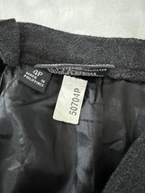 Sassco RN#50610 Women’s 4P Wool Back Zipper Pleated Front Pencil Black Skirt image 15