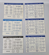 Strat-O-Matic Pro Football 1985 Game Replavement Play Selector Cards Adv... - $16.78