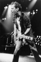 Peter Frampton holding guitar performing in concert 8x12 inch real photo - £10.38 GBP