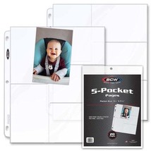 20 BCW Pro 5-Pocket Photo Page - $10.64