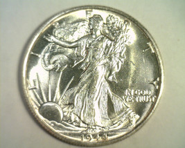 1944 WALKING LIBERTY HALF CHOICE ABOUT UNCIRCULATED++ CH AU++ NICE ORIGI... - $33.00