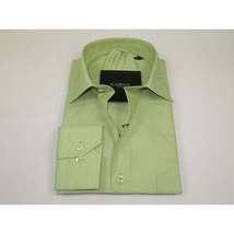 Men's Shirt Hankie CASILA Turkey Cotton Blend Long Sleeves 501770-18 Solid Green image 4