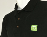 TD Canada Trust Bank Employee Uniform Polo Shirt Black Size XL NEW - $25.57