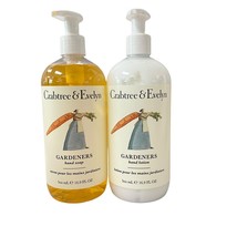 Crabtree &amp; Evelyn Gardeners Hand Soap &amp; Hand Lotion Set 16.9 fl oz - £39.02 GBP