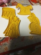 Vtg Lot Of 4 Stanley Home Products Cookie Cutter Set Christmas Holiday Design - £5.45 GBP