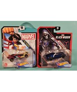 Marvel Hotwheels Character Cars Lot Of 2 Ms. Marvel Taskmaster New - $20.24 CAD