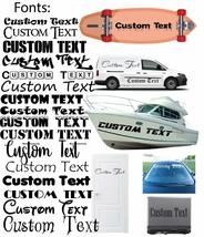 Custom Vinyl Decal - Personalized Design Your Own Name - Decals Letterin... - £78.05 GBP