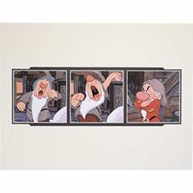 Disney Parks 7 Dwarfs Grumpy Sleepy &quot;The Morning&quot; Print Poster Wall Art by Randy - £101.42 GBP