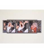 Disney Parks 7 Dwarfs Grumpy Sleepy &quot;The Morning&quot; Print Poster Wall Art ... - £100.87 GBP