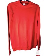 NWT VTG 90’s JERZEES by Russell RED Blank Sweatshirt Crewneck USA Made X... - £20.24 GBP