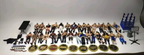 Giant Lot 2010 - Present WWE WWF Figues Mini Ring & Accessories - £100.82 GBP