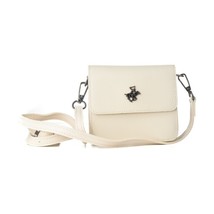Women&#39;s Handbag Beverly Hills Polo Club 2021-WHITE White 11 x 13 x 5 cm (S036888 - £53.73 GBP