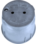 910 Electrical Splice Box with 10-Inch Diameter, 1-Piece, Grey - $65.22