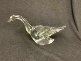 Heisey Goose Wings Clear Crystal Figurine - £14.14 GBP