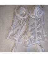 Vtg Carnival Bustier 32D White Strapless &amp; Underwire Style 313 NWT - $26.60