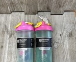 2 PK Blender Bottle Classic 28 oz FC Pink Shaker Bottle - $27.72