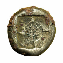 Ancient Greek Coin Syracuse Sicily AE16mm Female Head / Incuse Square Star 01556 - £36.05 GBP