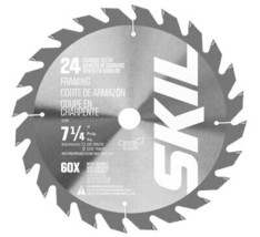 SKIL 75724W  7-1/4 in. 24-Tooth Carbide Framing Circular Saw Blade 10-Pack - £62.78 GBP