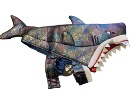 Thrills &amp; Chills Collection Shark Halloween Pet Costume Size Medium For Dog NWT - £11.25 GBP