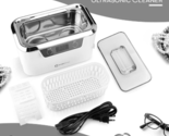 Professional Ultrasonic Cleaner Machine for Jewelry, Dentures, Retainers... - £115.51 GBP