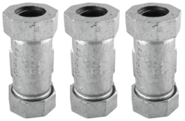 Pipe Compression Coupling 1&#39;&#39; X 1&#39;&#39; x 3&#39;&#39; Galv Malleable Iron STZ 311CCL... - $645.68 MXN