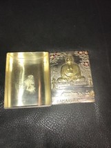 The Great Buddha of KAMAKURA Medal 3.5” X 3” Rectangular Trinket Box - £21.85 GBP