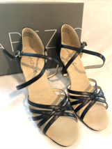 Capezio Rosa Ballroom Dance Shoes Sandals SD02S Women&#39;s 10 M Black - $37.99