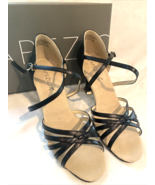 Capezio Rosa Ballroom Dance Shoes Sandals SD02S Women&#39;s 10 M Black - $722.07 MXN