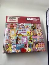 Vintage Kellogg&#39;s Pop Art 550 Piece Jigsaw Puzzle - 24&quot;X18&quot; - New Unopened - £6.95 GBP