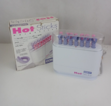 Conair Hot Sticks 14 Flexible Rod Rollers Curlers Pink and Purple Works - $16.48