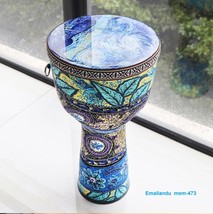 8 Inch African Djembe Drum Colorful Cloth Art ABS Barrel PVC Skin best q... - £53.51 GBP