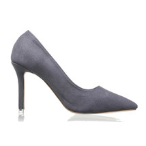 FERUCCI GRAY SUEDE PUMPS HIGH HEELS SHOES - $2,280.63 MXN