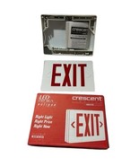 Crescent Lighting LED Exit Sign Eclipse 2001 Series New In Box  Red &amp; White - €29,08 EUR