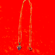 Beautiful sterling silver heart necklace - $563.93 MXN