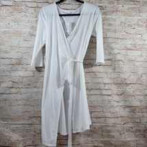 LuLaRoe Michelle Wrap Dress/ Bath Robe Size XS Solid White   NWT - £19.53 GBP