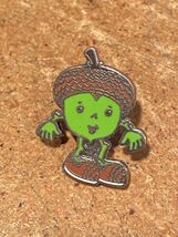 Small 1" Acorn Character Lapel Pin w/Rubber Backing *Pre-Owned* DTC - $13.99