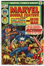 Marvel Double Feature #3 VFNM 9.0 Marvel 1974 Bronze Age Red Skull Mandarin - £50.84 GBP