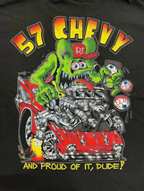 Rat Fink 57 Chevy T-Shirt Ed Big Daddy Roth Proud Of It Size S-5Xl - £11.21 GBP+