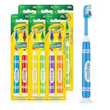 GUM Crayola Marker Childrens Toothbrush, Soft Bristled Kids Toothbrush... - $470.89 MXN