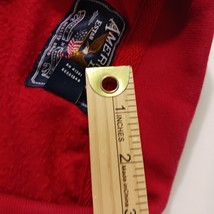 American Living Men's Red Cotton Blend Full Zip Polo Jacket Long Sleeve Size XL image 6