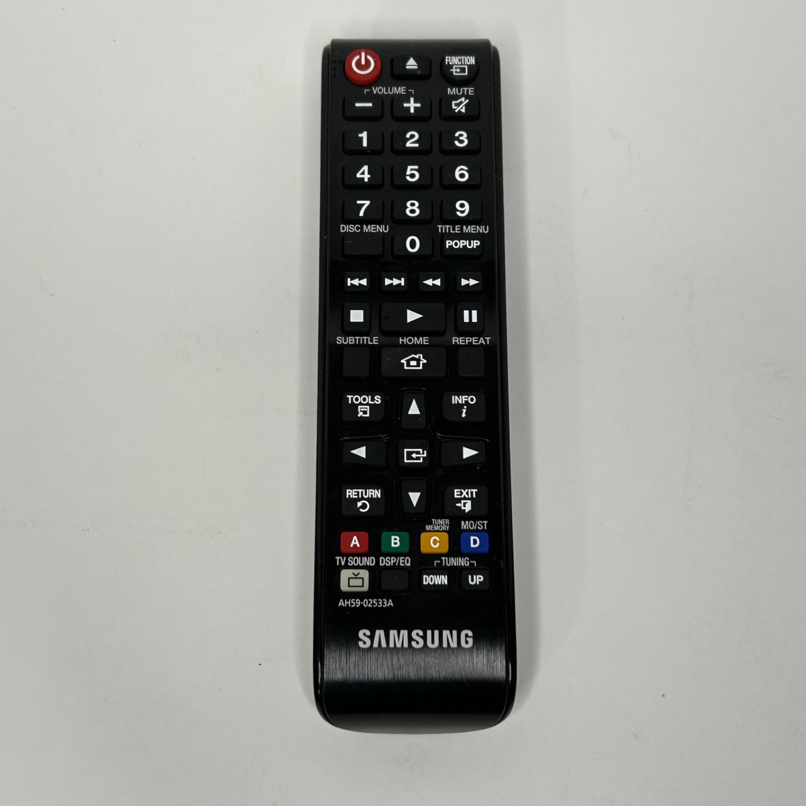 Samsung Remote AH59-02533A HTF4500 HTH4500 HTH5500W HTJ4100 HTJ4500 HTJ4530  			