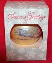 Vintage Kroger Grocery Stores 1988 Company Headquarters Christmas Ornament Ball - £19.45 GBP