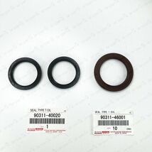 GENUINE TOYOTA SUPRA GS300 SC300 IS300 CRANK 90311-46001 &amp; CAM SEALS 903... - $45.71 CAD