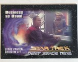 Star Trek Deep Space Nine Trading Card #11 Business As Usual Avery Brooks - £1.57 GBP