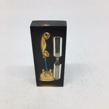 Vintage Telephone Sand Hourglass Paperweight - £12.32 GBP